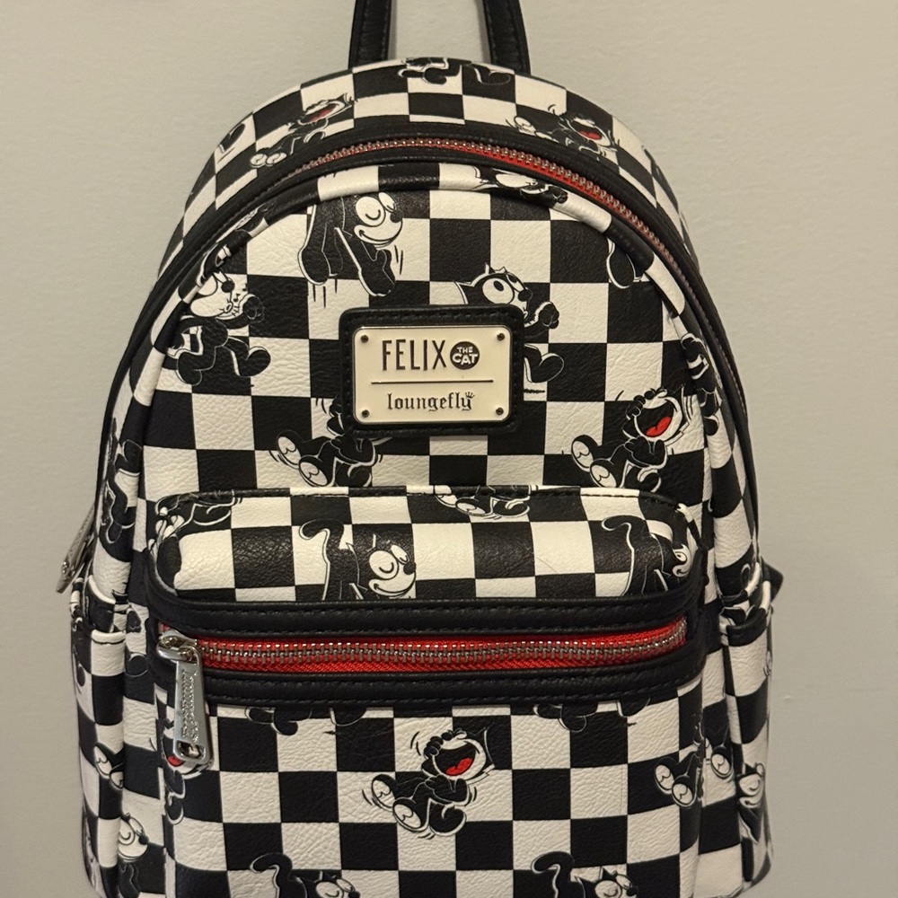 Loungefly Felix the Cat Black and White Backpack